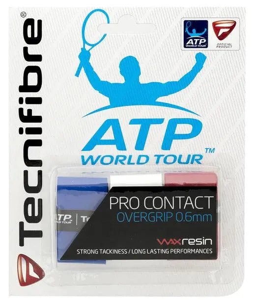 Tecnifibre Pro Contact Overgrip - Premium Tennis Grip for Enhanced Control & Comfort | Ideal for Tennis, Badminton & Racquetball Players