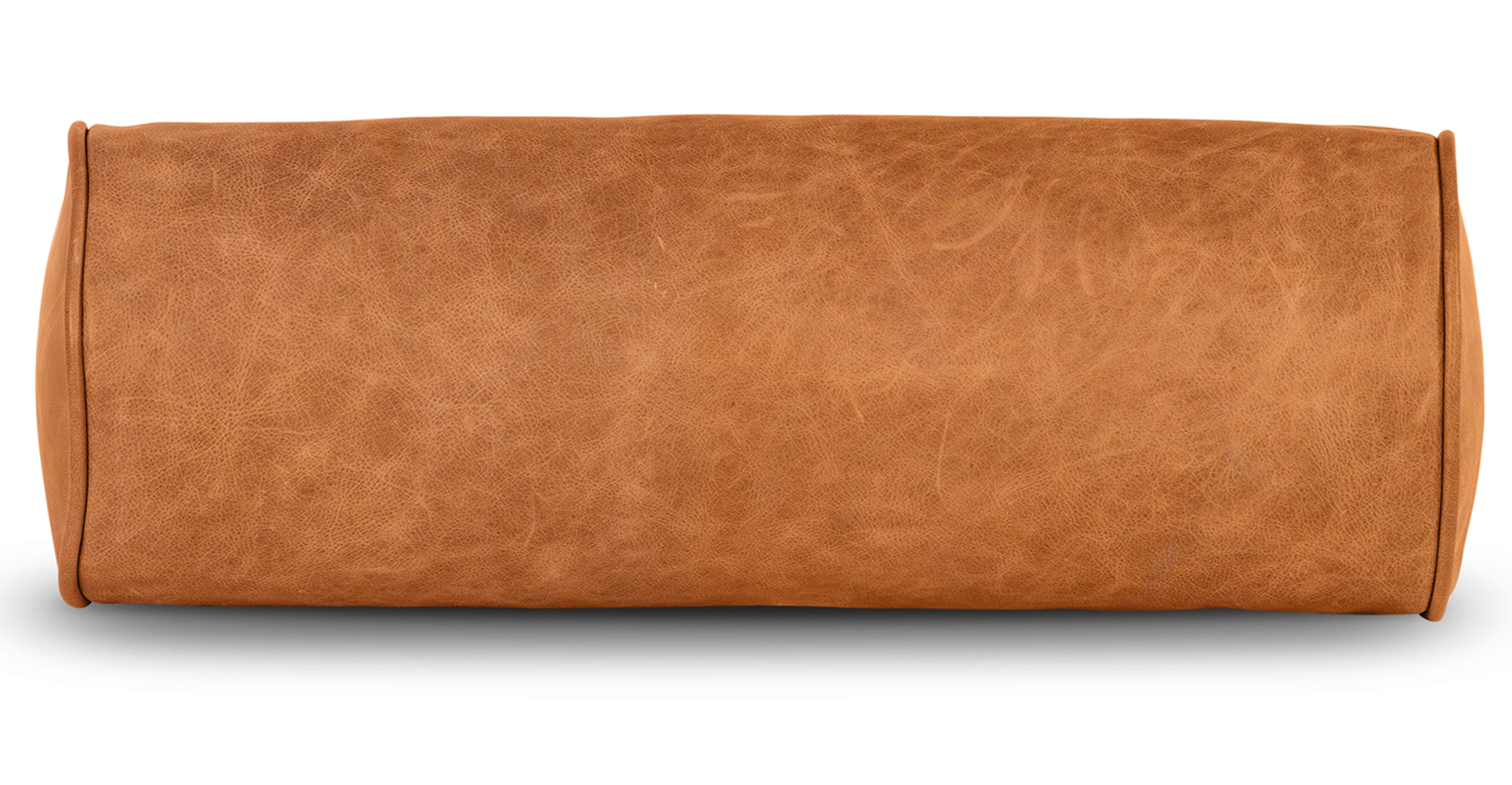 Premium Napa Leather Bolster Pillow Set - Luxury Sofa Cushions for Living Room, Bedroom & Office Decor (Set of 2) - Perfect for Home Styling, Reading Nook & Relaxation