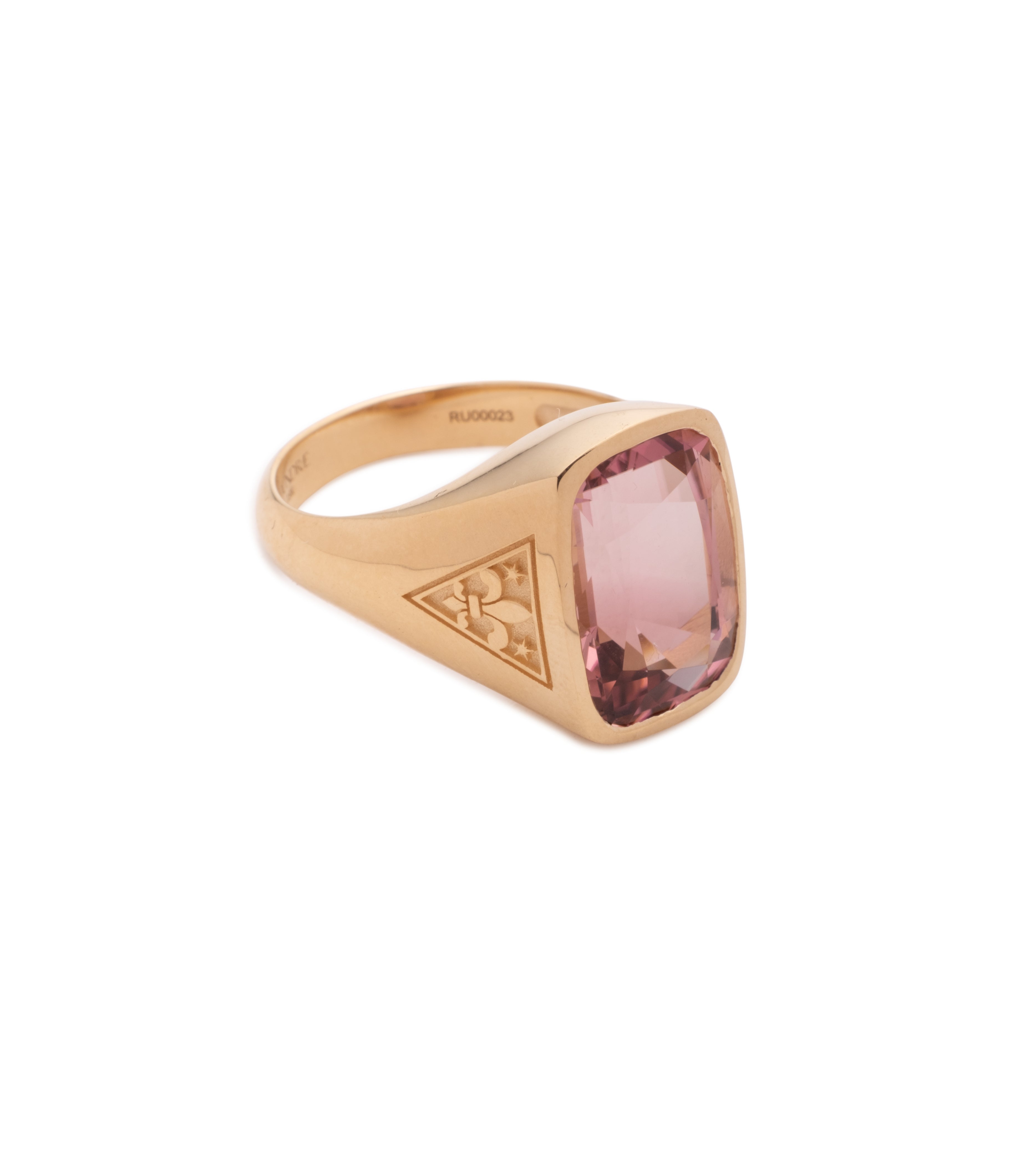 8.48 Carat Pink Tourmaline Gemstone Ring - Unique Handcrafted Jewelry with Internal Compass Design for Women | Perfect for Engagement, Anniversary & Special Occasion Gifts