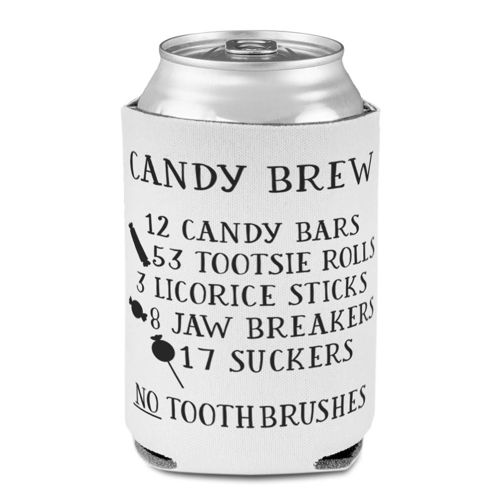 12-Pack Insulated Can Sleeves for Beer, Soda & Drinks - Halloween Candy Cooler Cover, Party Supplies - Keep Beverages Cold at Parties, BBQs & Outdoor Events