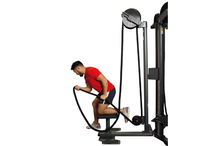 Ropeflex RX2500T Professional Group Rope Trainer - Heavy Duty Battle Ropes for Gym & Home Workouts - Perfect for Strength Training, Cardio & Fitness Classes (Summer Sale - Extra 6% Off)