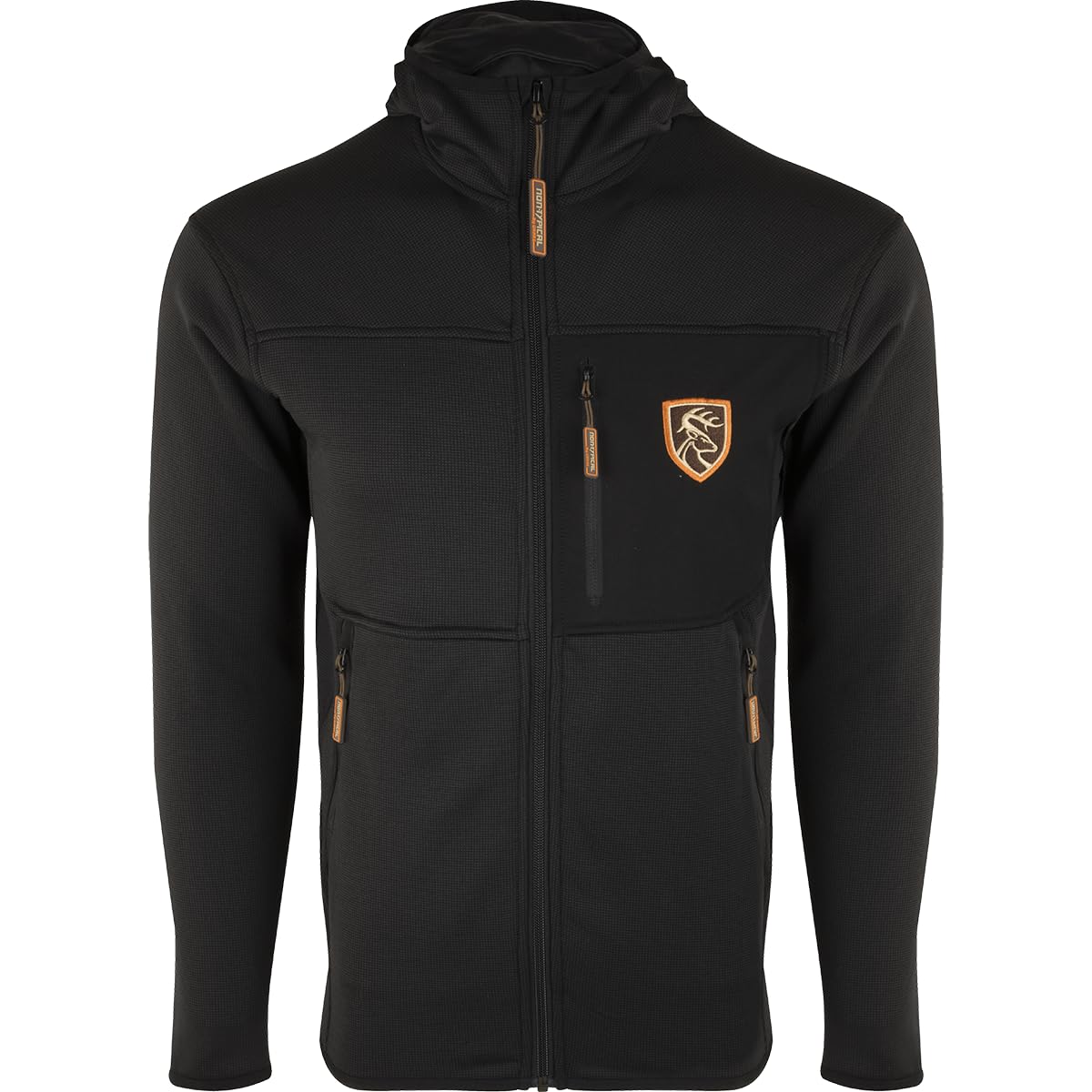 Drake Blackout Full Zip Hoodie with Agion Active - Men's Lightweight Breathable Sweatshirt for Gym, Running & Outdoor Activities