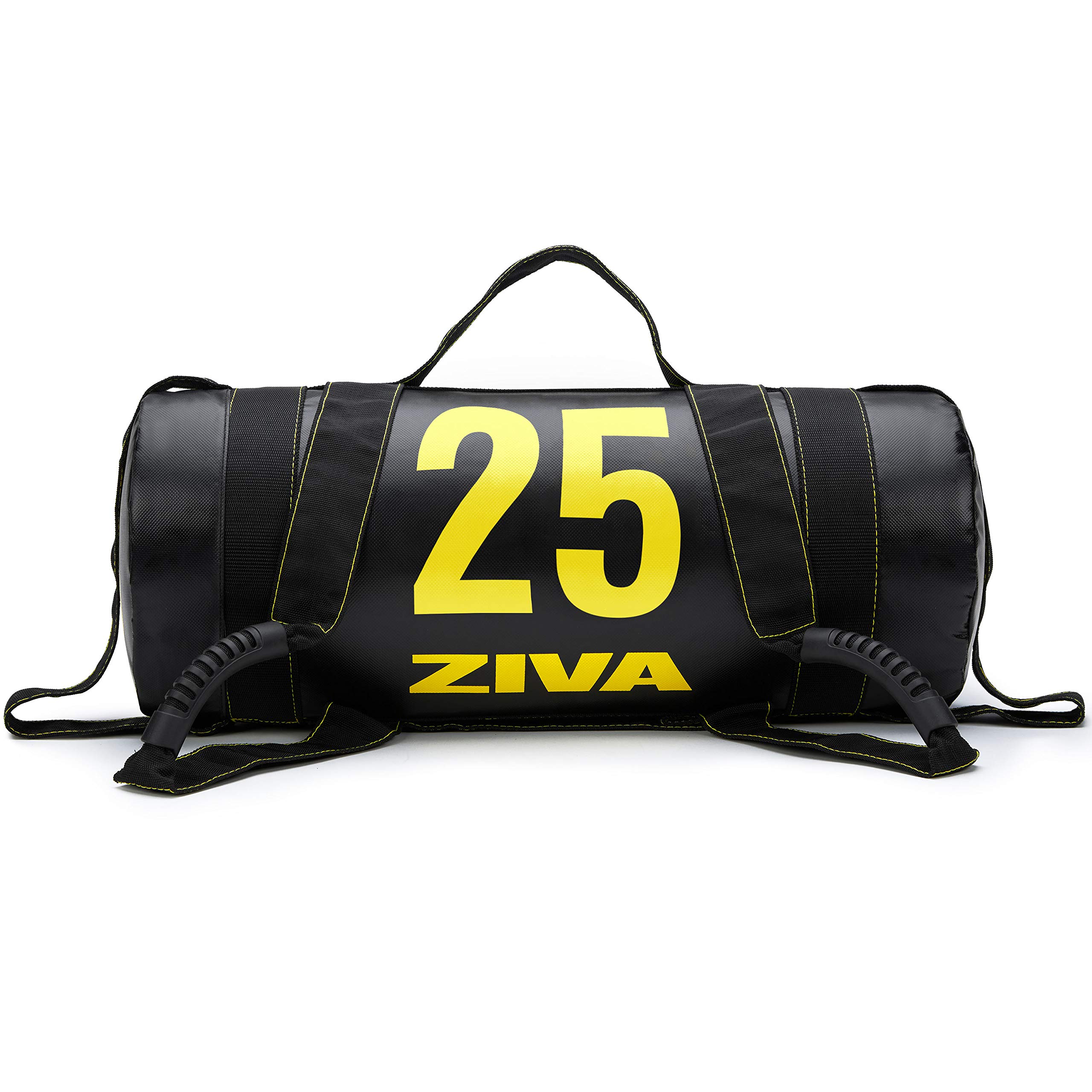 ZIVA Power Sandbag 10-50 lbs - Heavy Duty Weighted Sandbag for Strength Training, CrossFit & Home Gym Workouts | Durable Fitness Equipment with Handles for Functional Training | Perfect for HIIT, Rucking & Outdoor Exercise