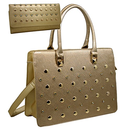 Beige Purse Wallet Set