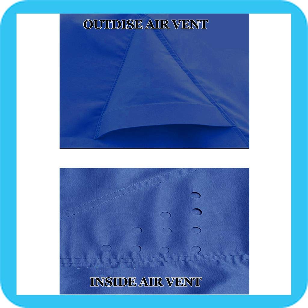 SBU Blue Boat Cover for Tracker PRO DEEP V-17 - Waterproof Storage & Mooring Protection