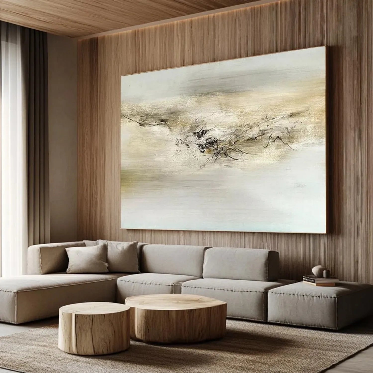 Abstract Tranquility #WS283 - Modern Canvas Wall Art for Home & Office Decor | Perfect for Living Room, Bedroom, or Workspace