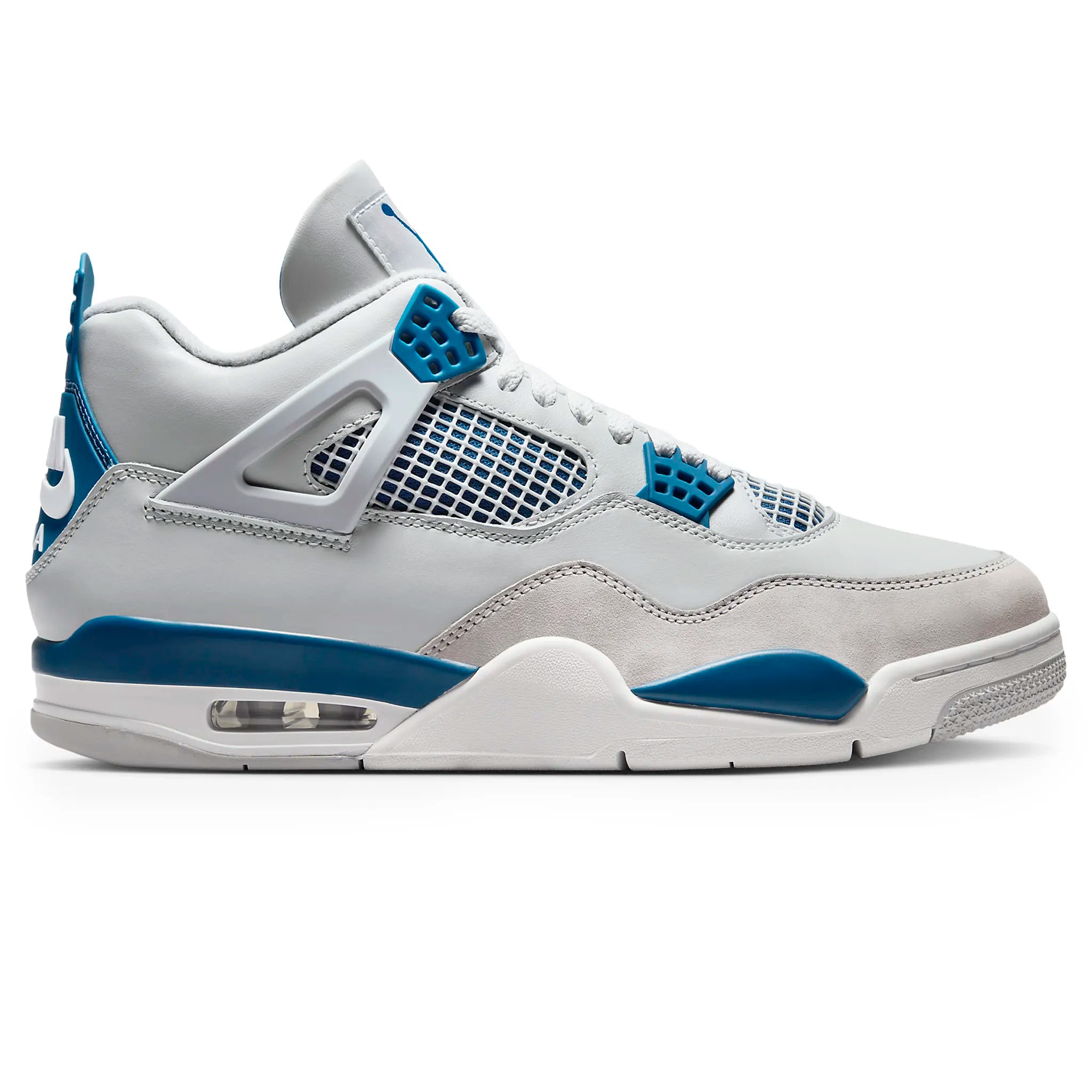 Air Jordan 4 Retro Military Blue Men's Basketball Shoes - Classic Sneakers for Streetwear & Casual Outfits | Perfect for Sports, Gym & Everyday Wear