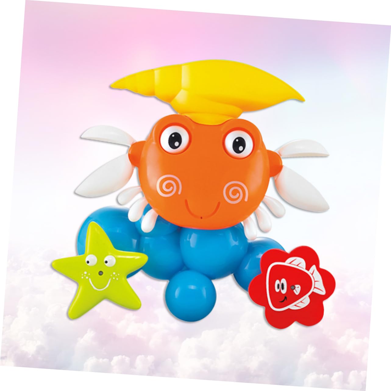 FAVOMOTO 2-Pack Crab Bath Toys for Kids - Fun Water Sprayer Pool Toys for Bathtime & Outdoor Play - Perfect for Bath, Pool, Beach and Summer Water Games