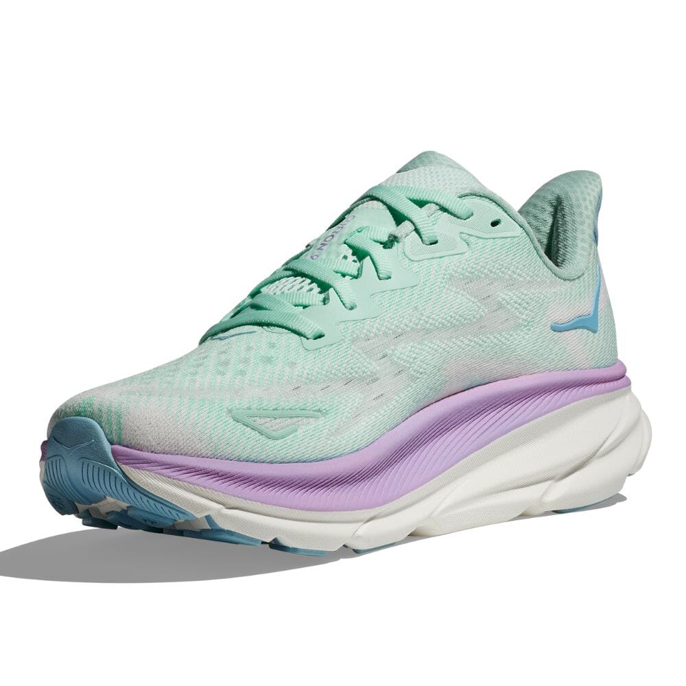 Hoka Women's Clifton 9 Running Shoes - Lightweight Cushioned Sneakers for Road Running, Jogging & Gym Workouts | Perfect for Marathon Training & Everyday Comfort