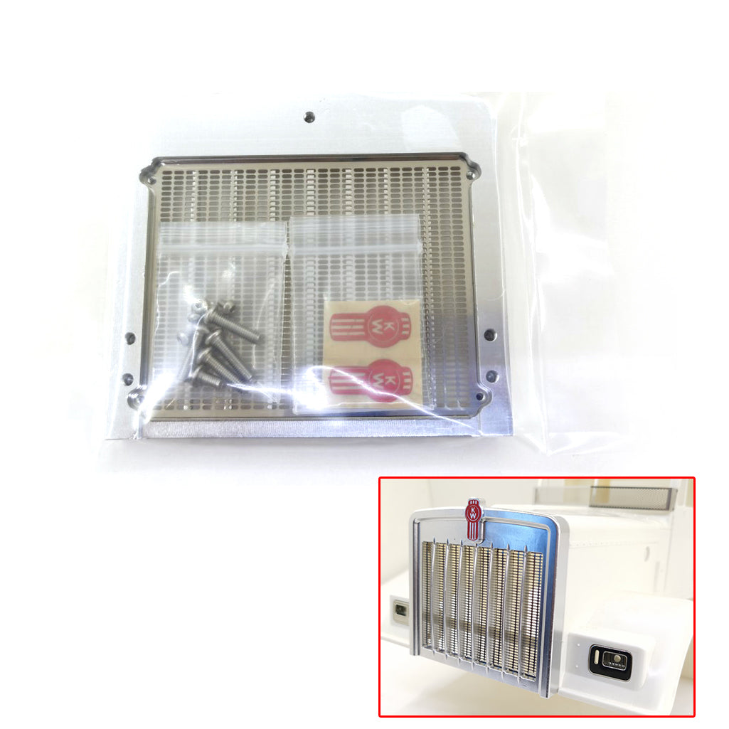 Universal CNC Engine Air Intake Grille Cover Upgrade Part for Tamiya 1/14 56301 King 56344 RC Tractor & LESU Trucks - High Performance Replacement for Off-Road Racing & Heavy Duty Hauling
