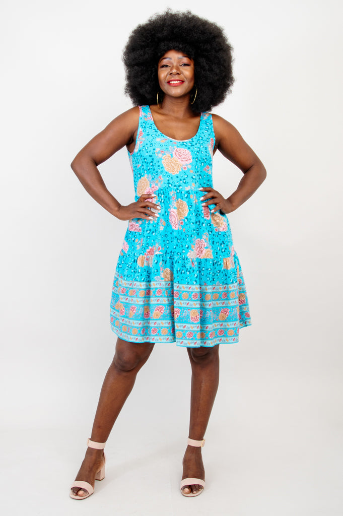 Kaya Dress - Coralie Floral Summer Dress for Women | Perfect for Beach Vacations, Weddings & Casual Outings