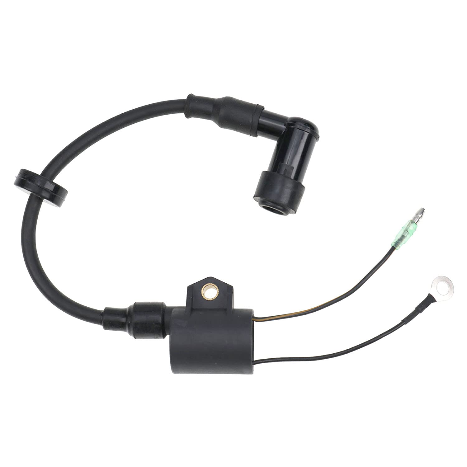 High-Performance Ignition Coil 6H5-85570-00-00 Compatible with Yamaha Outboard 40HP 50HP 2-Stroke 3-Cylinder Engines - Perfect for Marine Boating, Fishing & Water Sports
