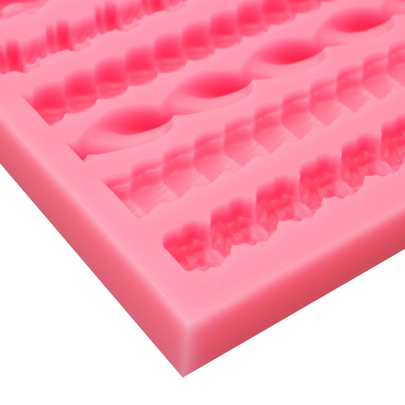 Premium Hemp Rope Knot Silicone Molds - 6 Cavity DIY Bead Pearl Cake Border Chocolate Fondant Molds for Baking, Resin Crafts & Cupcake Decorations - Perfect for Wedding Cakes, Birthday Parties & DIY Home Decor Projects