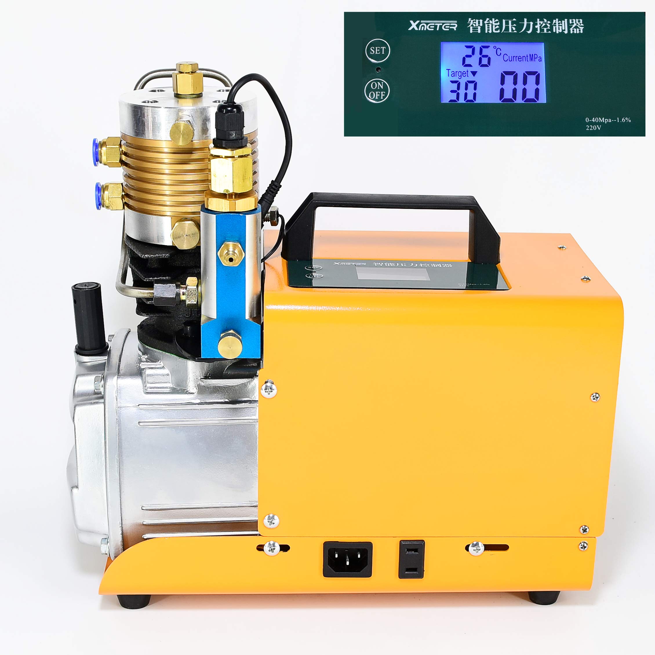 Acecare 4500psi High Pressure PCP Air Compressor Pump with Intelligent Pressure Control - 110V Electric Airgun Compressor for PCP Rifles, Paintball Guns & Airsoft | Home Use, Outdoor Shooting & Field Refills