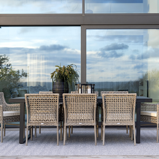 Artwood Romano Outdoor Dining Table 2420 - Durable & Weather-Resistant Patio Furniture for Garden, Backyard, and Poolside Dining