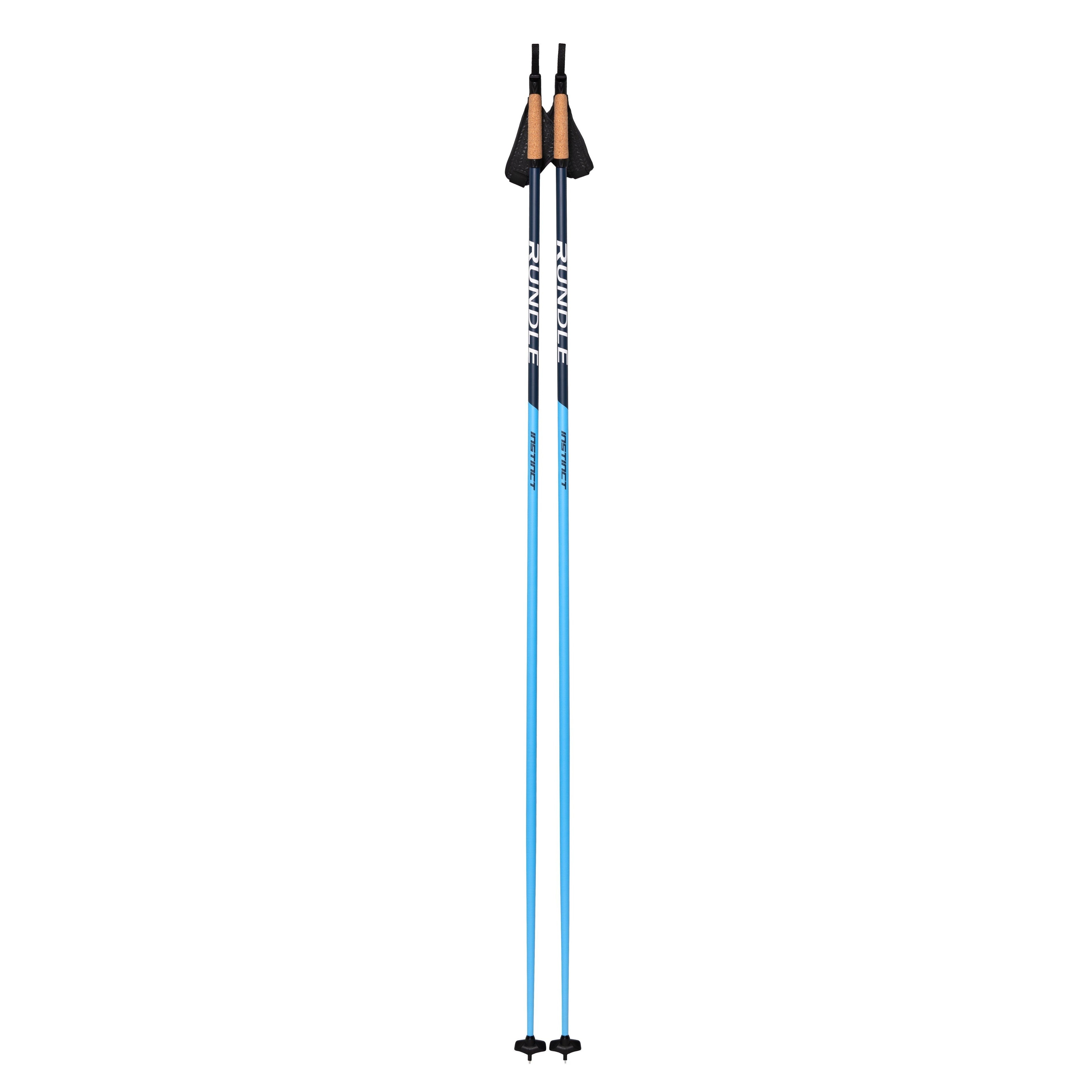 Rundle 2024 Instinct Nordic Walking Poles - Lightweight Adjustable Trekking Poles for Hiking, Running & Fitness - Perfect for Outdoor Adventures & Trail Exploration