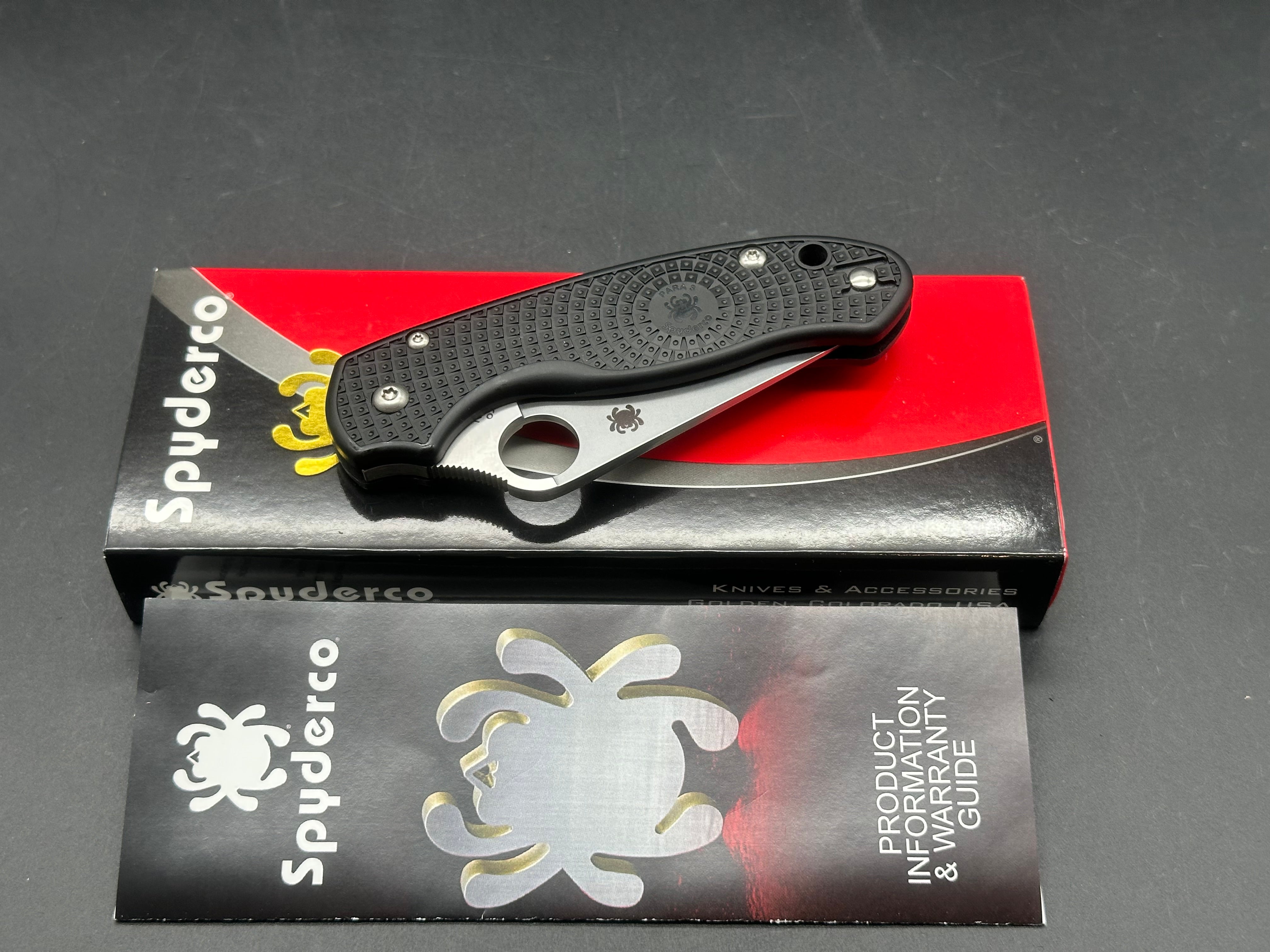 Spyderco Para 3 Lightweight EDC Pocket Knife - 2.93