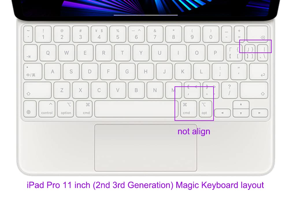 Premium Silicone Keyboard Cover for 2024 iPad Air 11