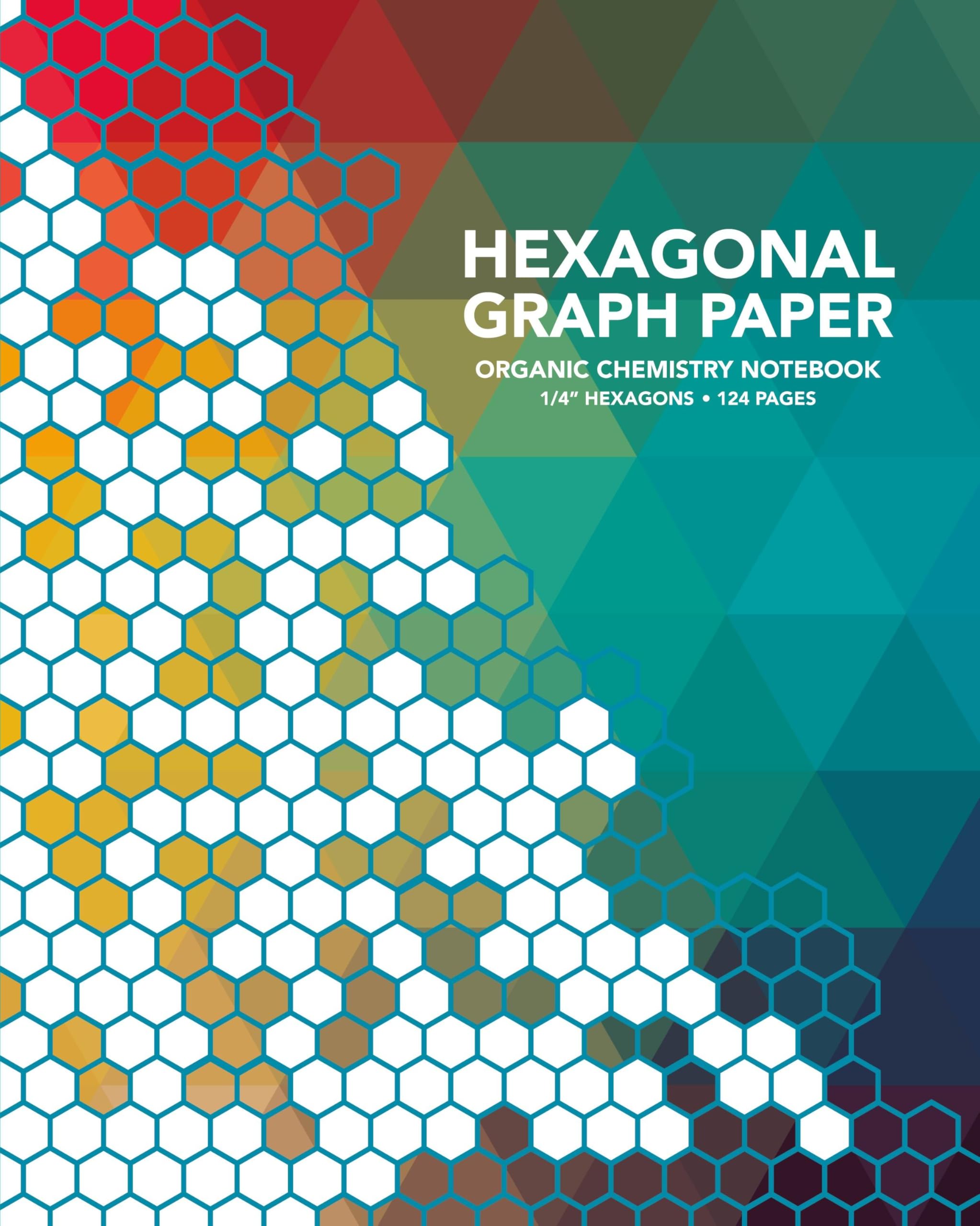 Hexagonal Graph Paper Notebook - 6-Sided Grid Paper for Math, Engineering & Design | Perfect for Drawing, Quilting & Geometric Art Projects