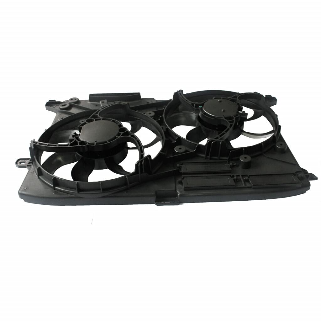 2017-2018-2019 Ford Fusion 2.0L Turbo Radiator & A/C Condenser Fan Assembly Replacement for FO3115221 FG9Z-8C607-A | Perfect for Cooling System Repair & Maintenance