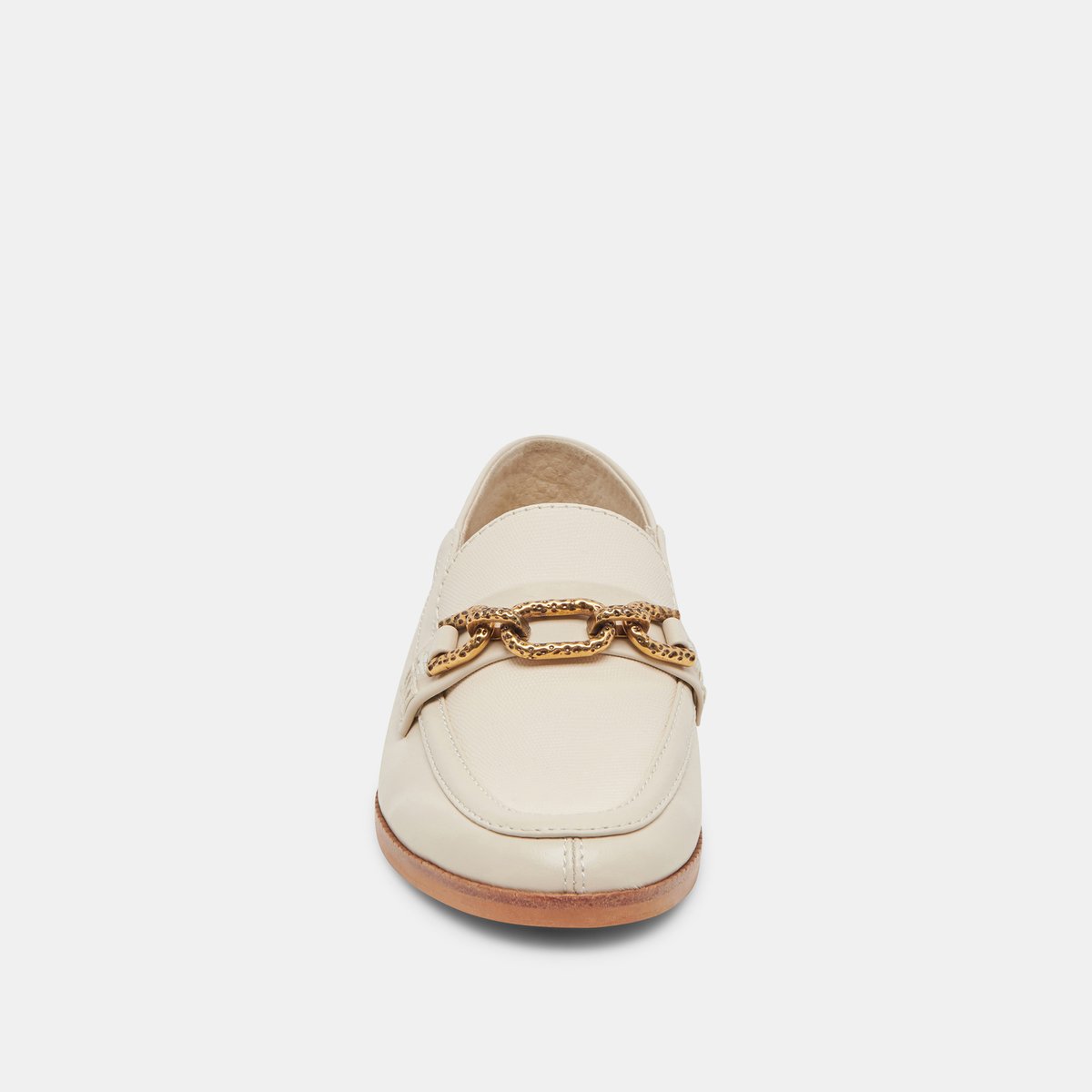 REIGN FLATS IVORY LEATHER SHOES - Women's Comfortable Casual Slip-On Loafers for Work & Everyday Wear | re:vita Collection | Perfect for Office, Travel & Walking