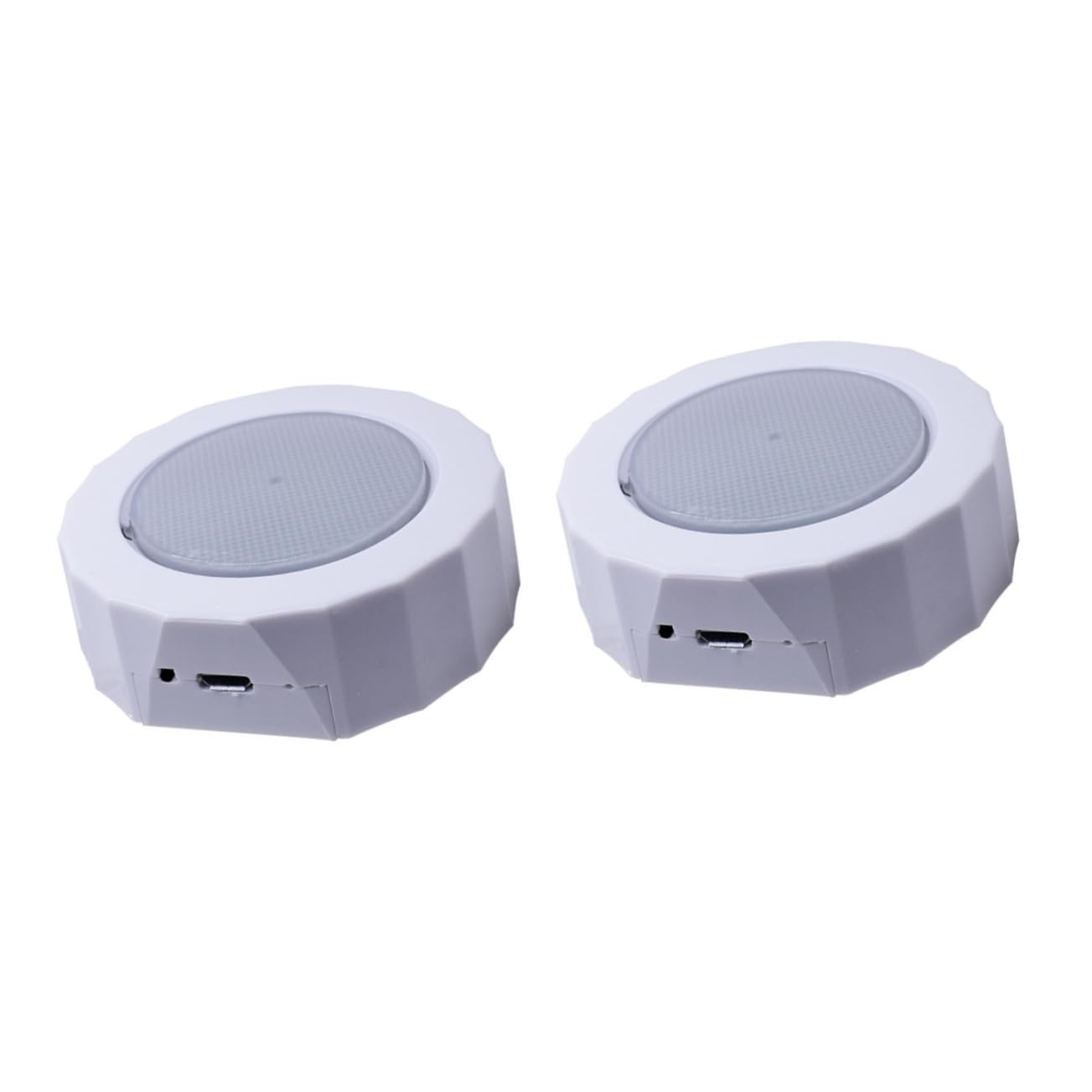 STOBAZA 2-Pack Rechargeable LED Night Lights for Bedroom - Dimmable Small Night Lamp for Kids, Nursery, Study Room & Hallway - Soft Glow for Safe Nighttime Navigation