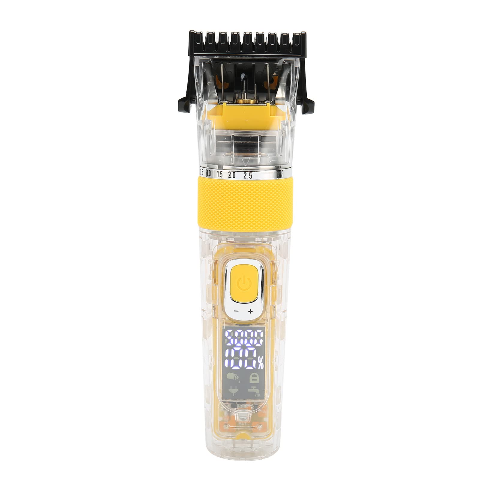 Professional Men's Beard Trimmer with 3 Adjustable Speeds - Rechargeable Hair Clipper for Precise Grooming at Home & Barbershop | Perfect for Beard Shaping, Mustache Trimming & Full Facial Hair Care