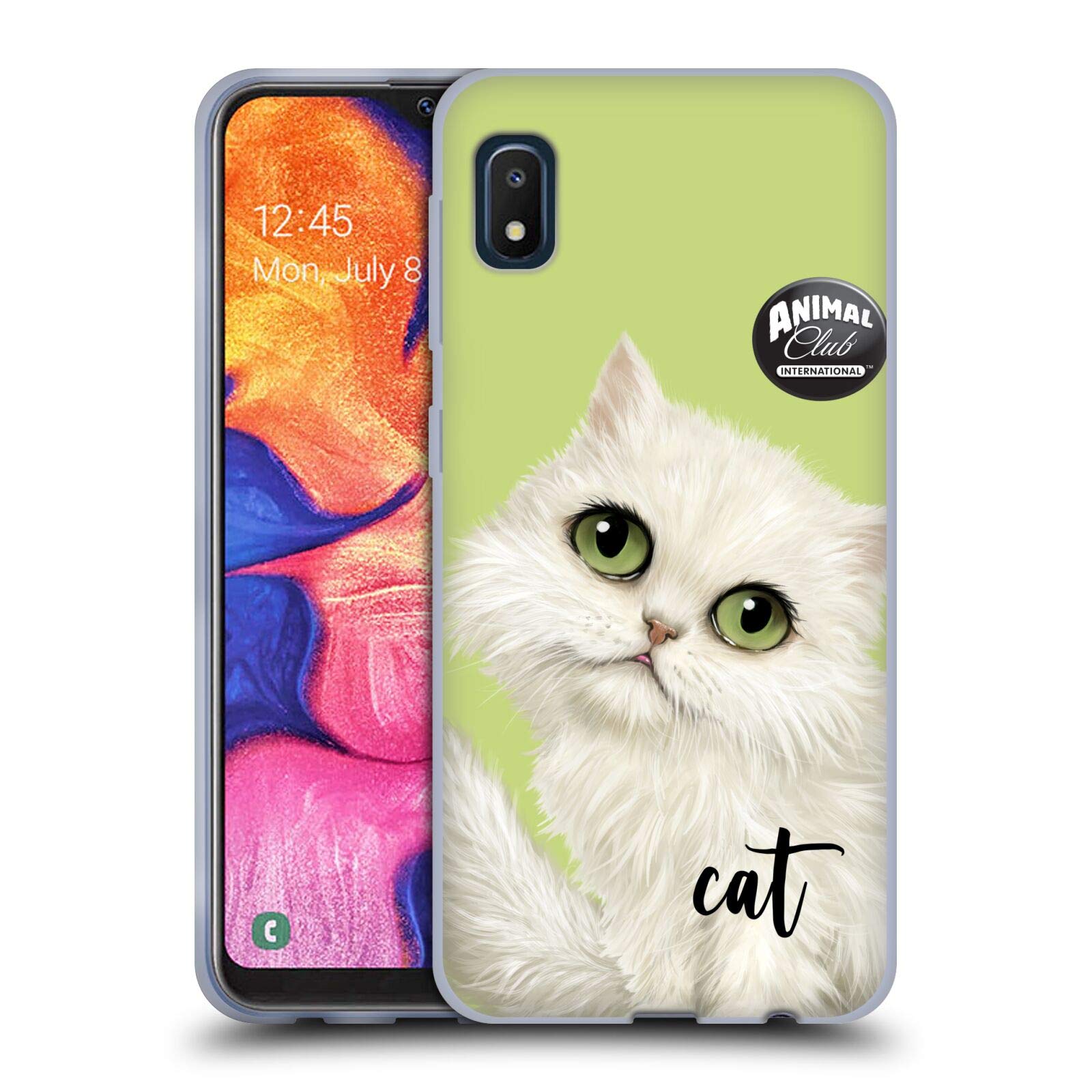 Head Case Designs British Shorthair Cat Soft Gel Phone Case for Samsung Galaxy A10e (2019) - Cute Protective Cover for School, Office & Travel