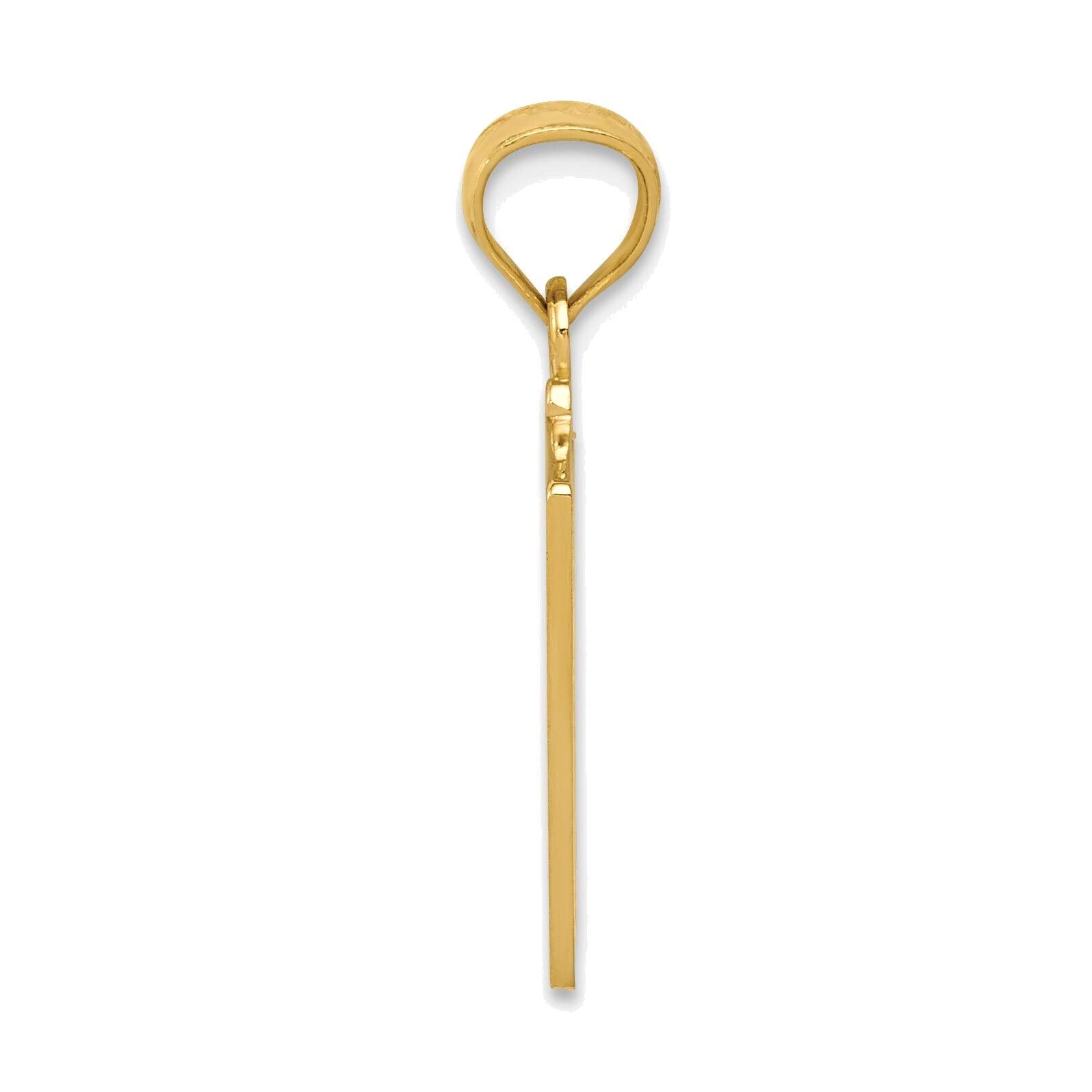 Bonyak 14K Yellow Gold Ace of Hearts & Spades Playing Card Pendant - Perfect for Poker Lovers & Casino-Themed Jewelry Gifts