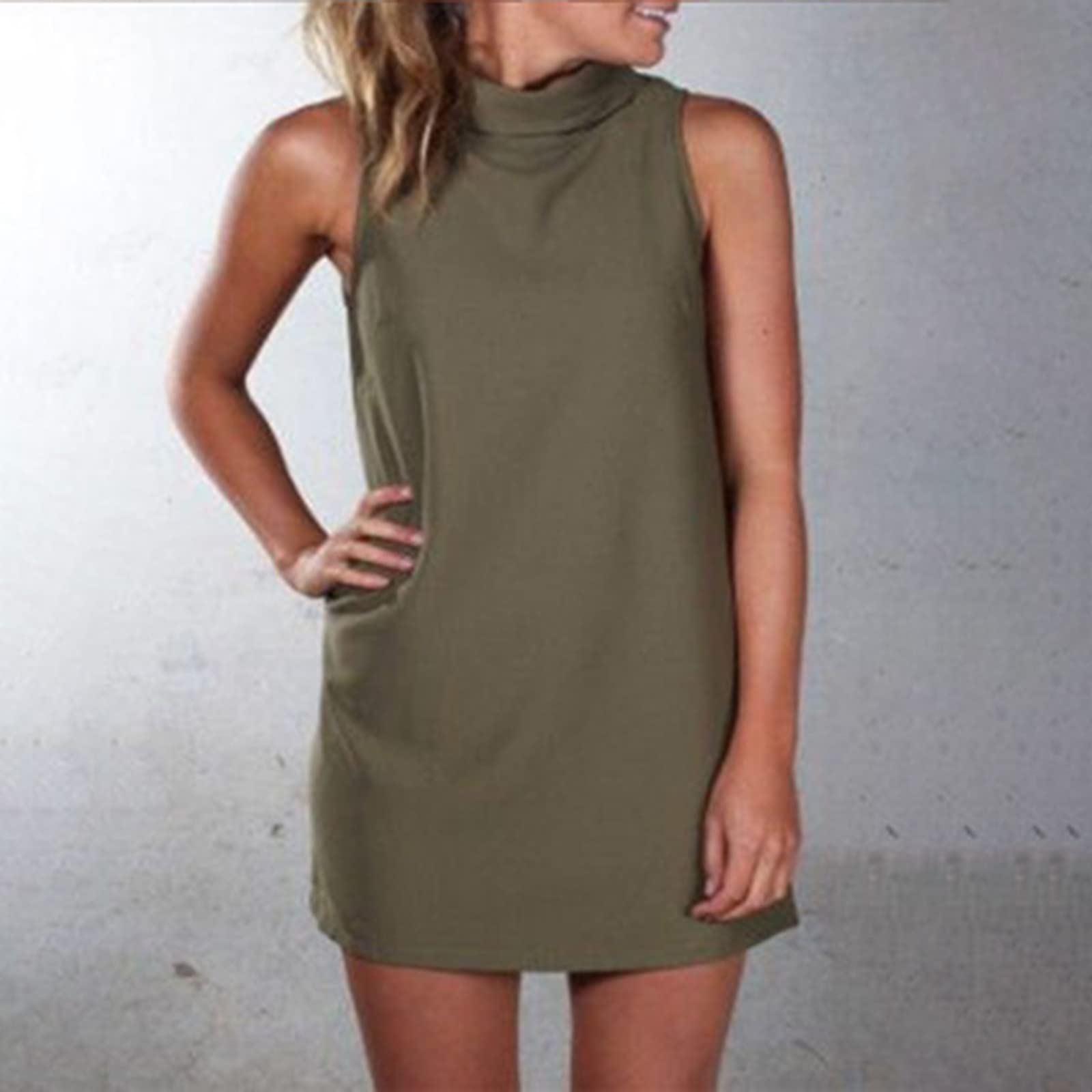 Y2K Women's Summer Maxi Dress - Sage Green Jersey Knit Dress for Spring & Summer 2024 | Sexy Wedding Guest Outfit, Beach Vacation Dress, Casual Party Wear (Sizes S-3XL)