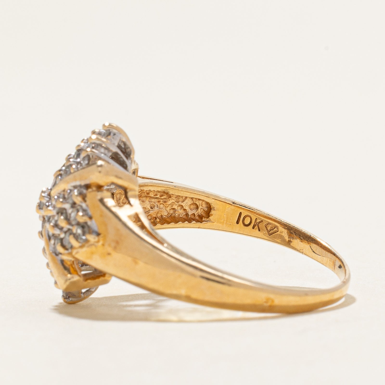 0.50ctw Diamond Cluster Ring for Women - Size 7 | Elegant Wedding, Engagement & Anniversary Gift | Perfect for Everyday Wear & Special Occasions