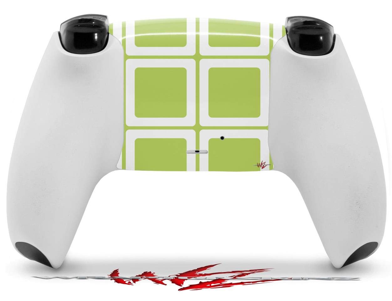 Sony PS5 DualSense Skin Wrap - Squared Sage Green for Gaming Protection