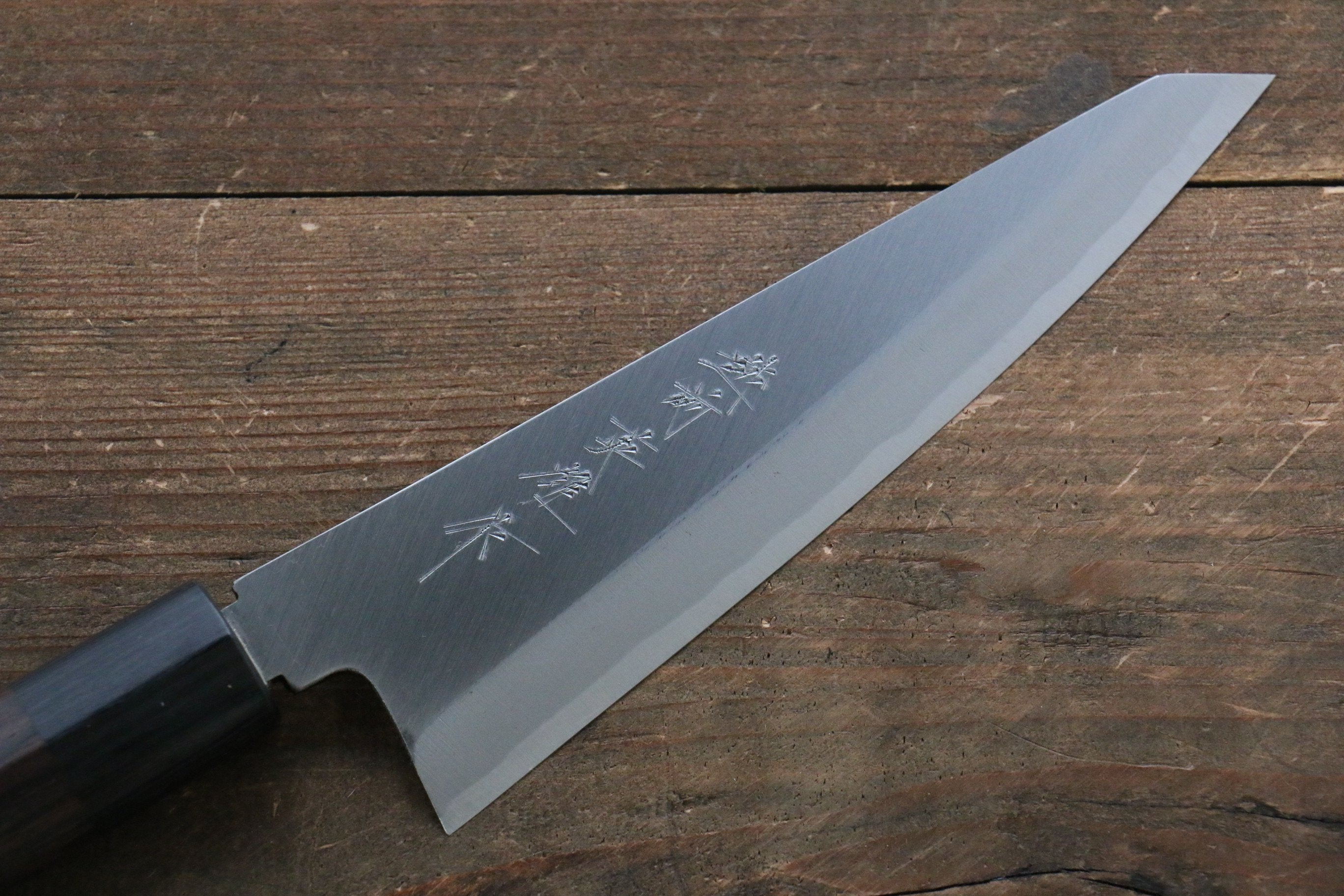 Premium Hideo Kitaoka Blue Steel No.2 Honesuki Boning Knife 150mm with Shitan Handle - Japanese Kitchen Knife for Poultry Butchering, Meat Deboning & Professional Cooking