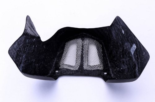 Best Carbon Fiber Belly Pan & Lower Spoiler Kit for Ducati Monster 696/796/1100 EVO - Matte Finish | Motorcycle Body Upgrade for Enhanced Style & Protection