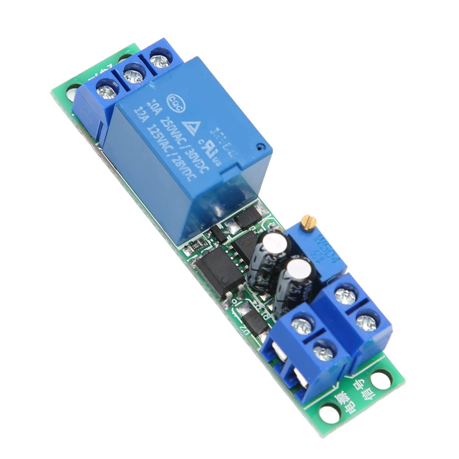 Okuyonic Time Delay Switch Board with Reverse Protection - 12V/24V Timer Relay Module for Cars, Trucks, Boats | Perfect for Vehicle Electrical Systems, DIY Projects & Automotive Applications