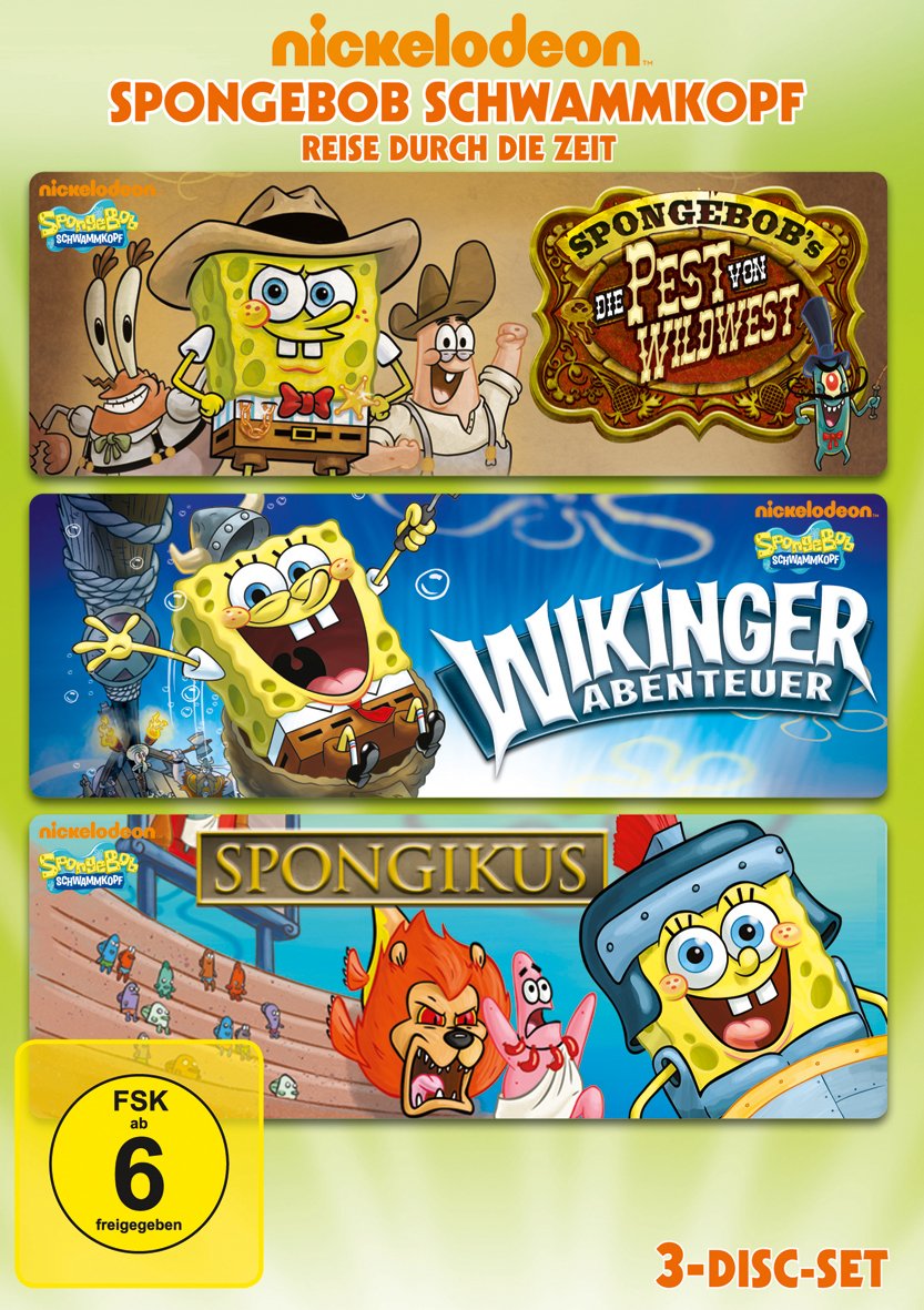 SpongeBob SquarePants Time Travel Adventure - Cartoon DVD for Kids & Collectors | Perfect for Birthday Gifts & Family Movie Nights