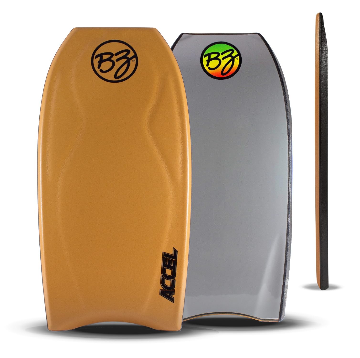 BZ Bodyboards Accel Pro - High Performance Crescent Tail Bodyboard with Slick Bulbs & Contoured Deck for Advanced Riders | Perfect for Big Waves & Professional Surfing
