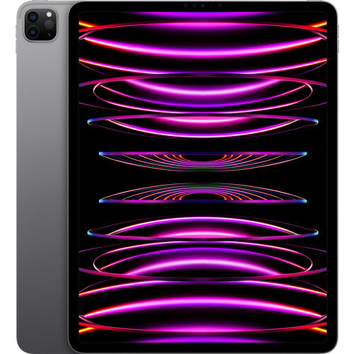 Apple iPad Pro 12.9-inch (6th Gen, 2022) with M2 Chip, 128GB Wi-Fi, Space Gray - MNXP3LL/A - Perfect for Graphic Design, Video Editing & Professional Work