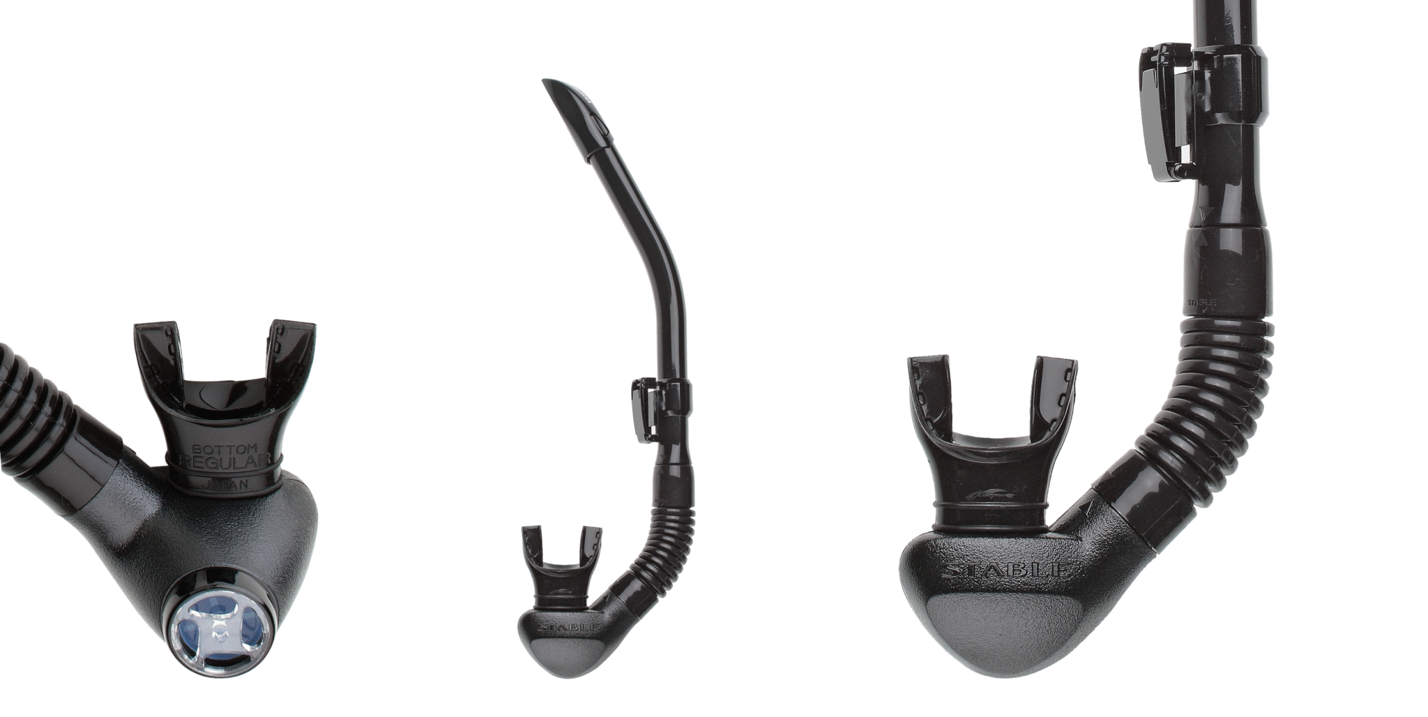 Riffe Stable Snorkel - Comfortable & Durable Snorkeling Gear for Scuba Diving, Freediving & Underwater Adventures