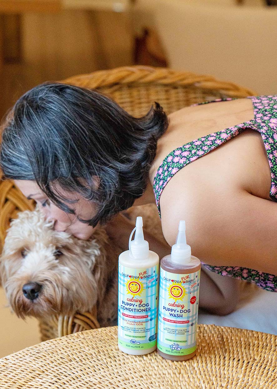 Calming Puppy & Dog Shampoo and Conditioner Set - Gentle Hypoallergenic Pet Wash for Sensitive Skin - Perfect for Bath Time & Grooming at Home