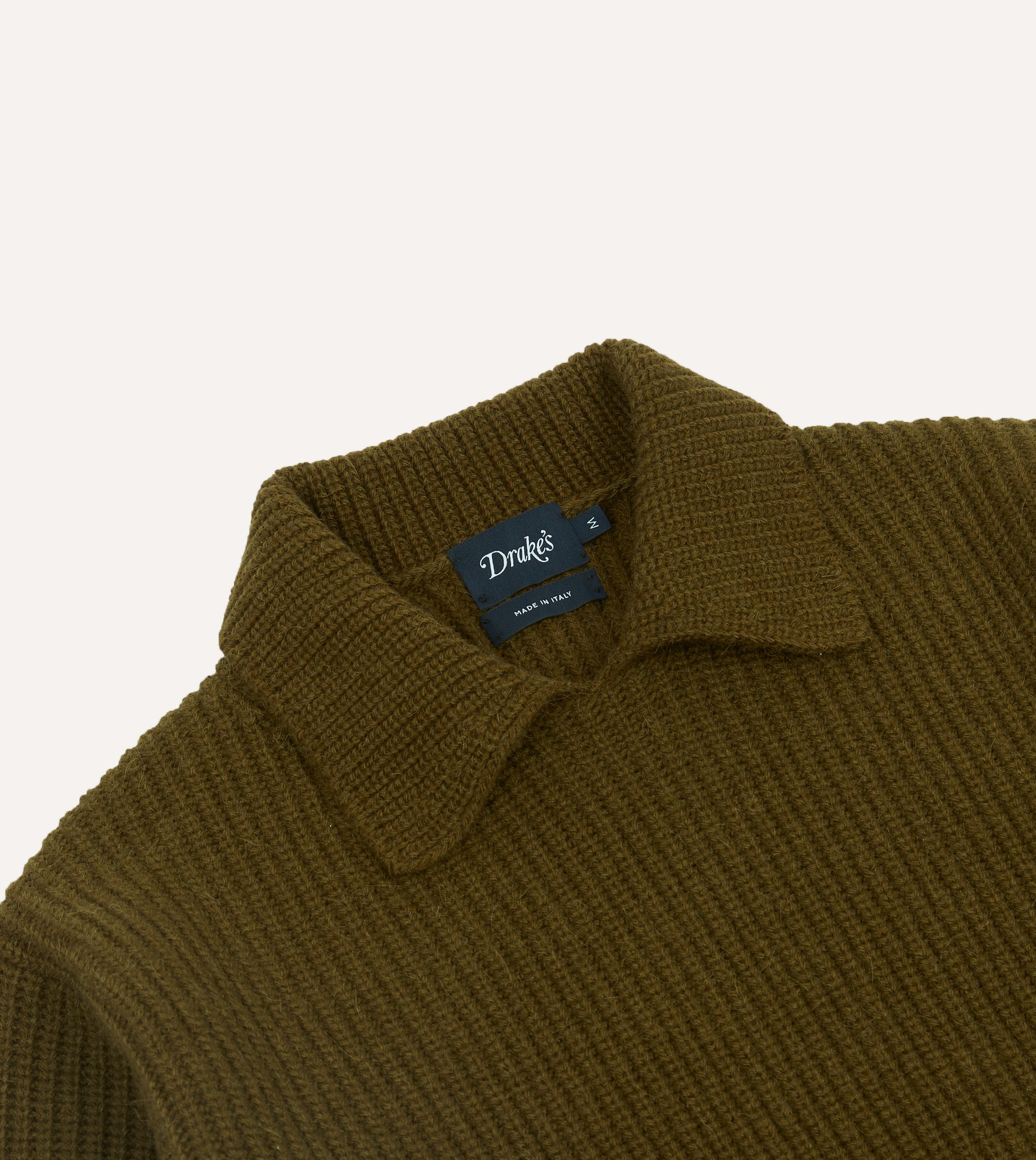 Premium Olive Green Alpaca Lambswool Ribbed Crewneck Sweater - Soft & Warm Winter Pullover for Women | Cozy Casual Wear, Office Outfits & Holiday Fashion