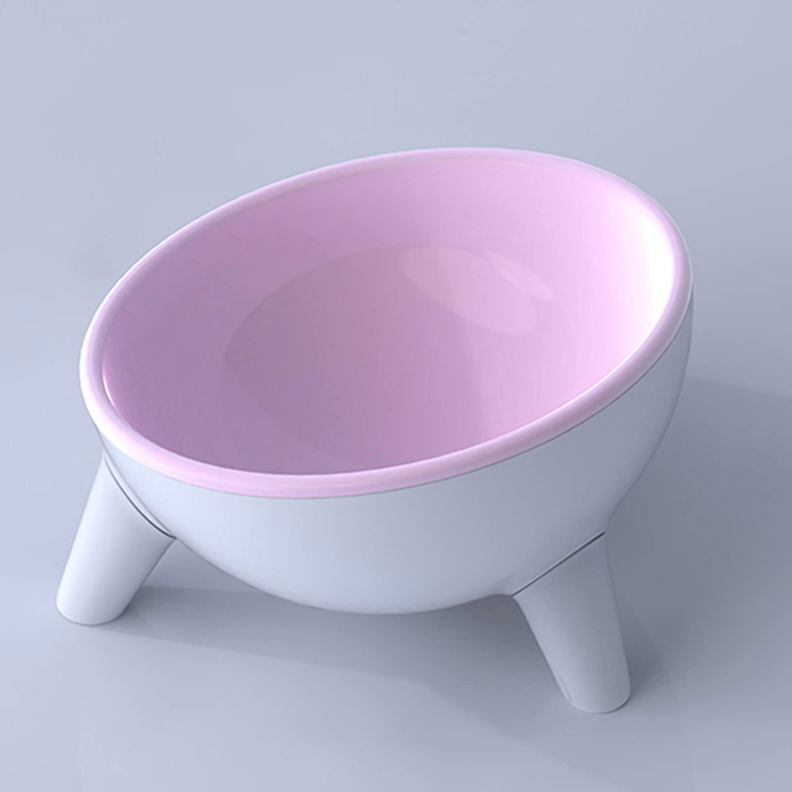 Elevated Cat and Dog Food Bowl with 15° Tilted Design - Anti-Vomiting Pet Feeding Dish with Stand for Kittens & Small Pets - Perfect for Mealtime Comfort and Digestive Health