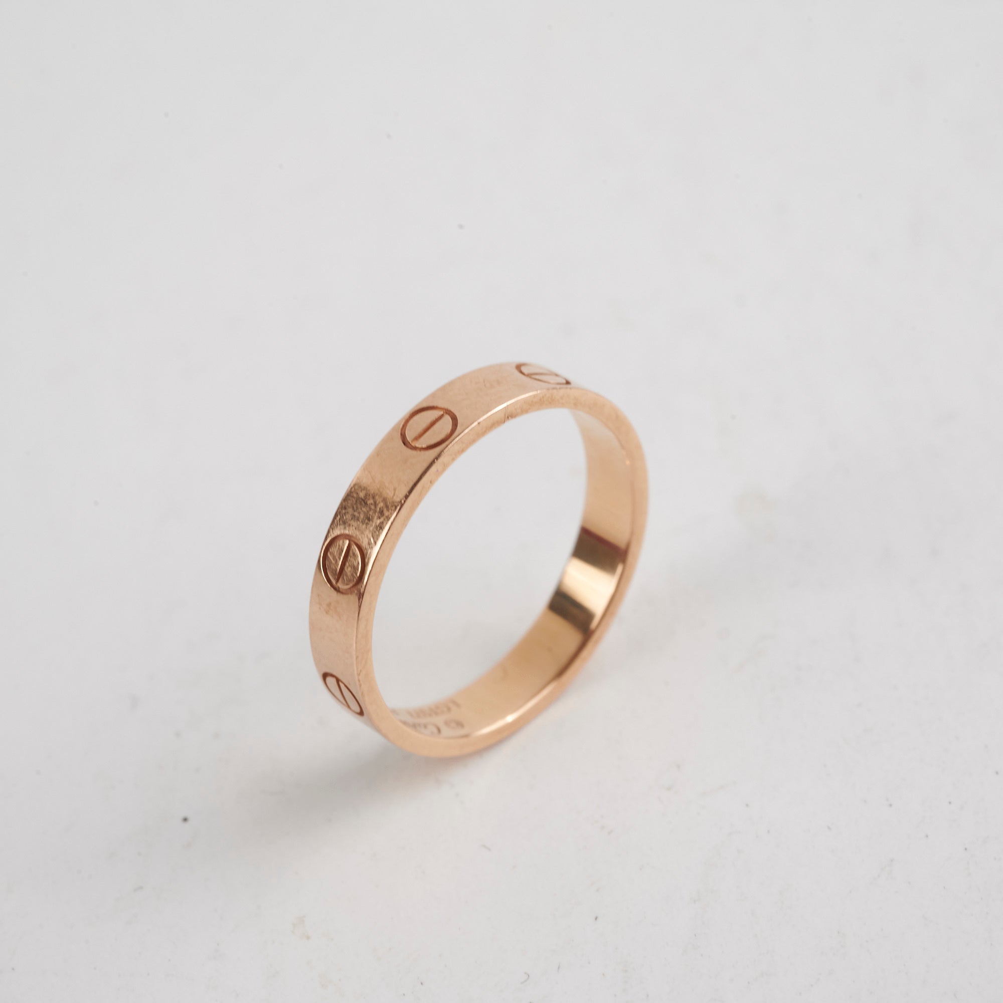 Cartier Love Ring 18K Rose Gold Size 56 - Luxury Wedding Band for Women, Romantic Anniversary Gift for Her, Perfect for Engagement & Special Occasions