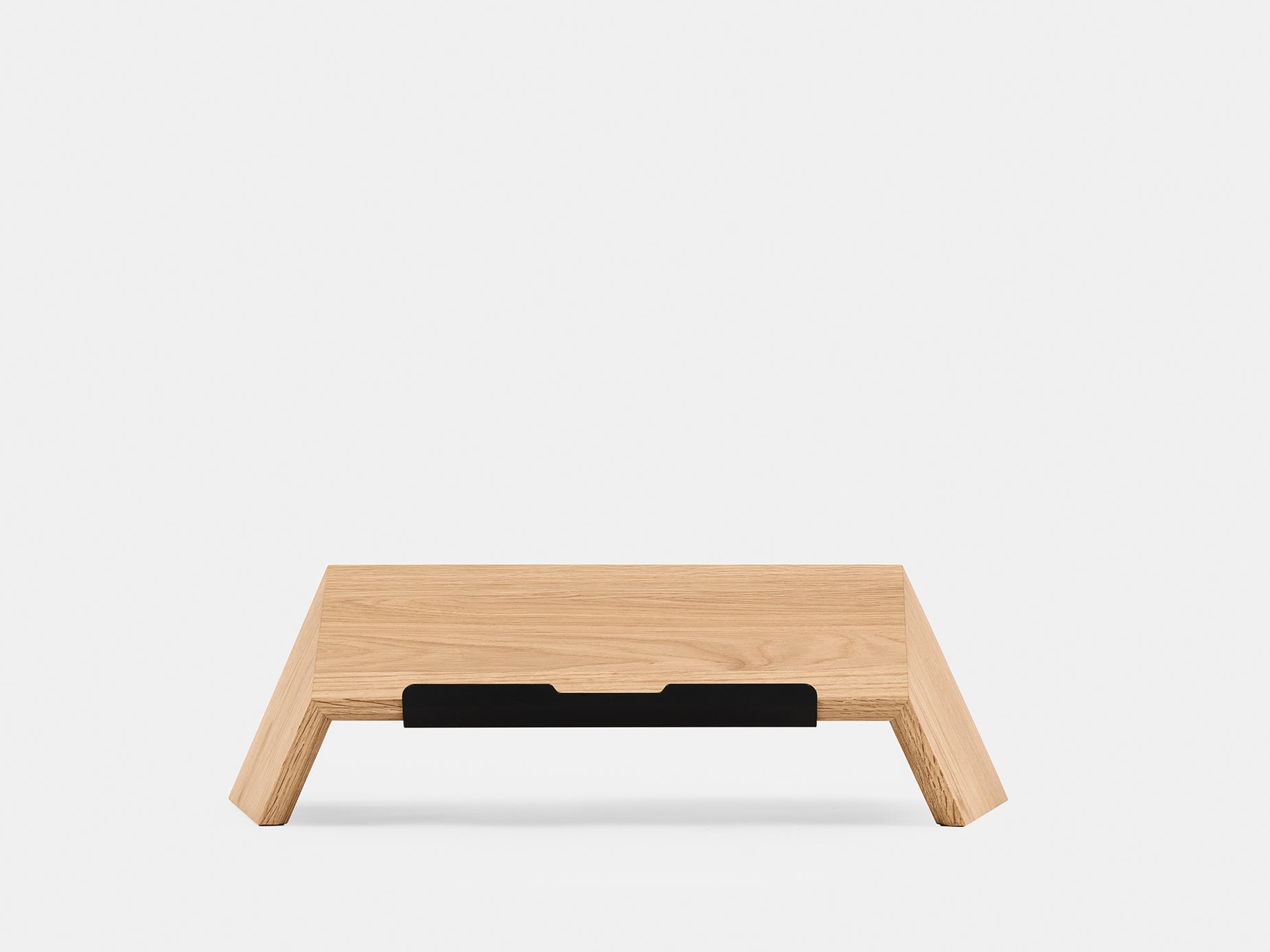 Ergonomic Solid Wood Laptop Stand for Desk - Adjustable Height & Angle, Space-Saving Computer Riser for Home Office, Gaming, and Workstation Setup