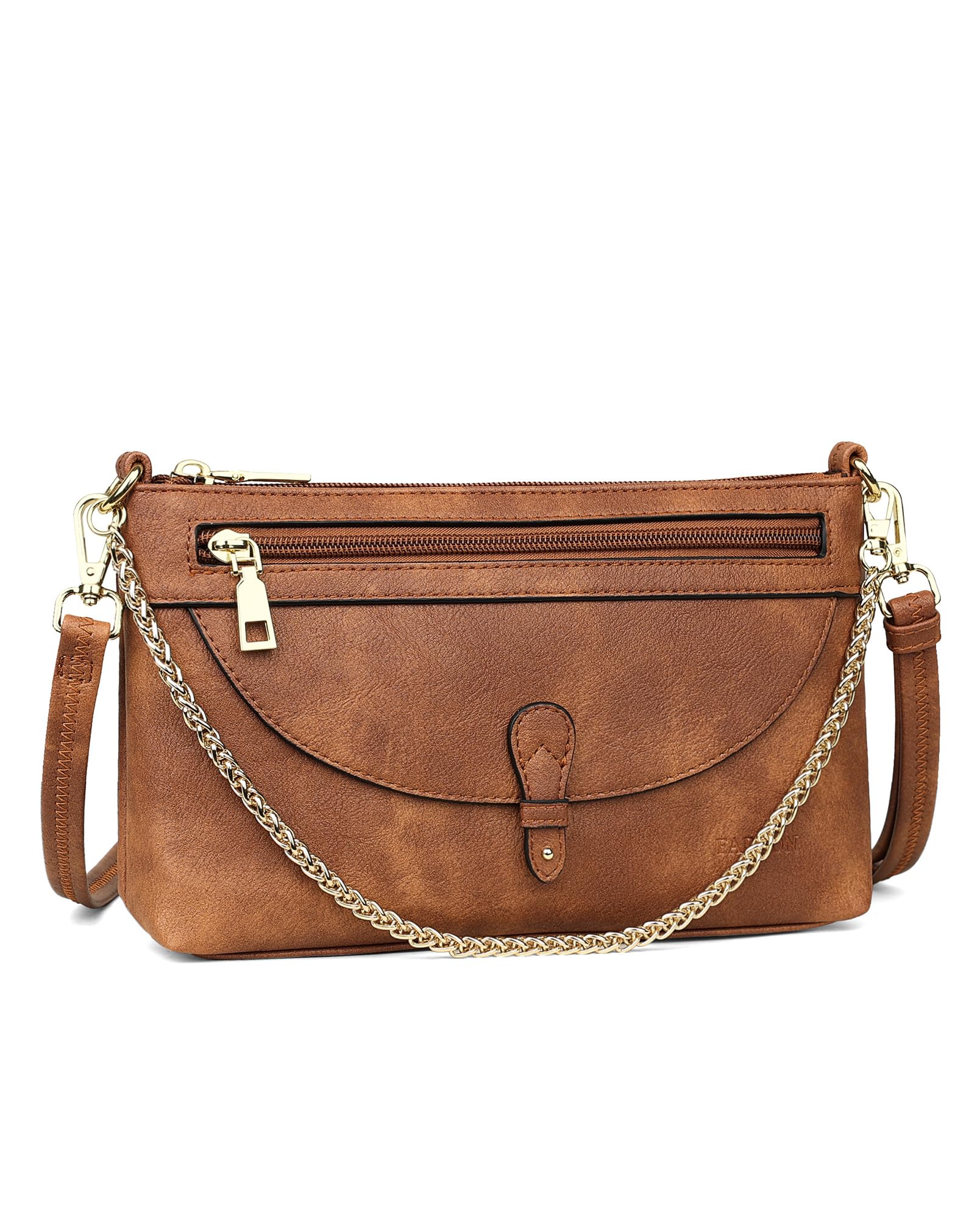 FADEON Small Crossbody Bags for Women - Trendy Vegan Leather Clutch Wristlet Purse with Adjustable Strap, Designer Shoulder Handbag for Everyday Use, Date Night & Travel Accessories
