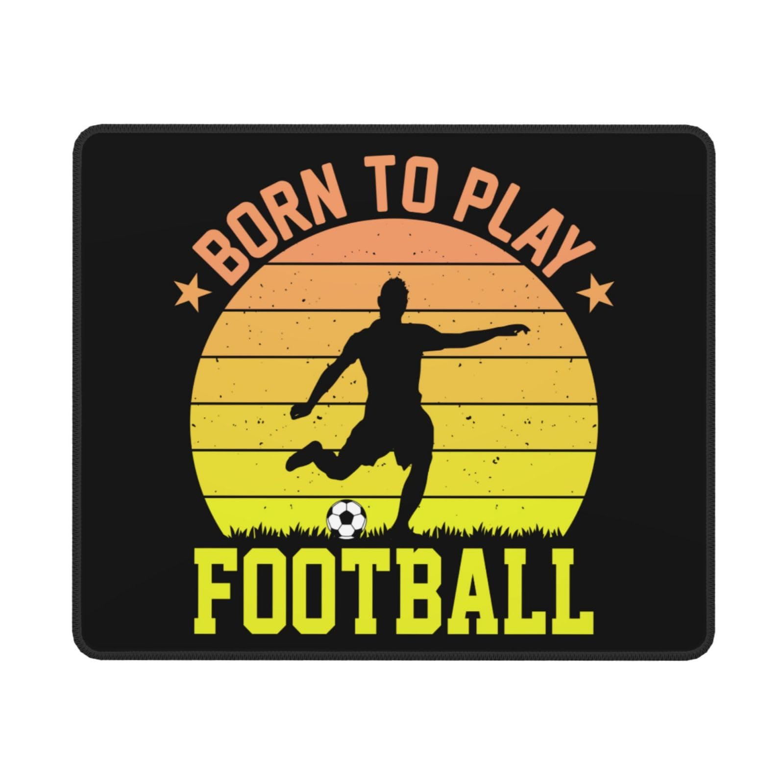 SIYTUAU Football-Themed Gaming Mouse Pad - Waterproof, Non-Slip Rubber Base - 10x12 Inch Large Mousepad for PC, Laptop & Office Use - Perfect for Gamers, Sports Fans & Workstations