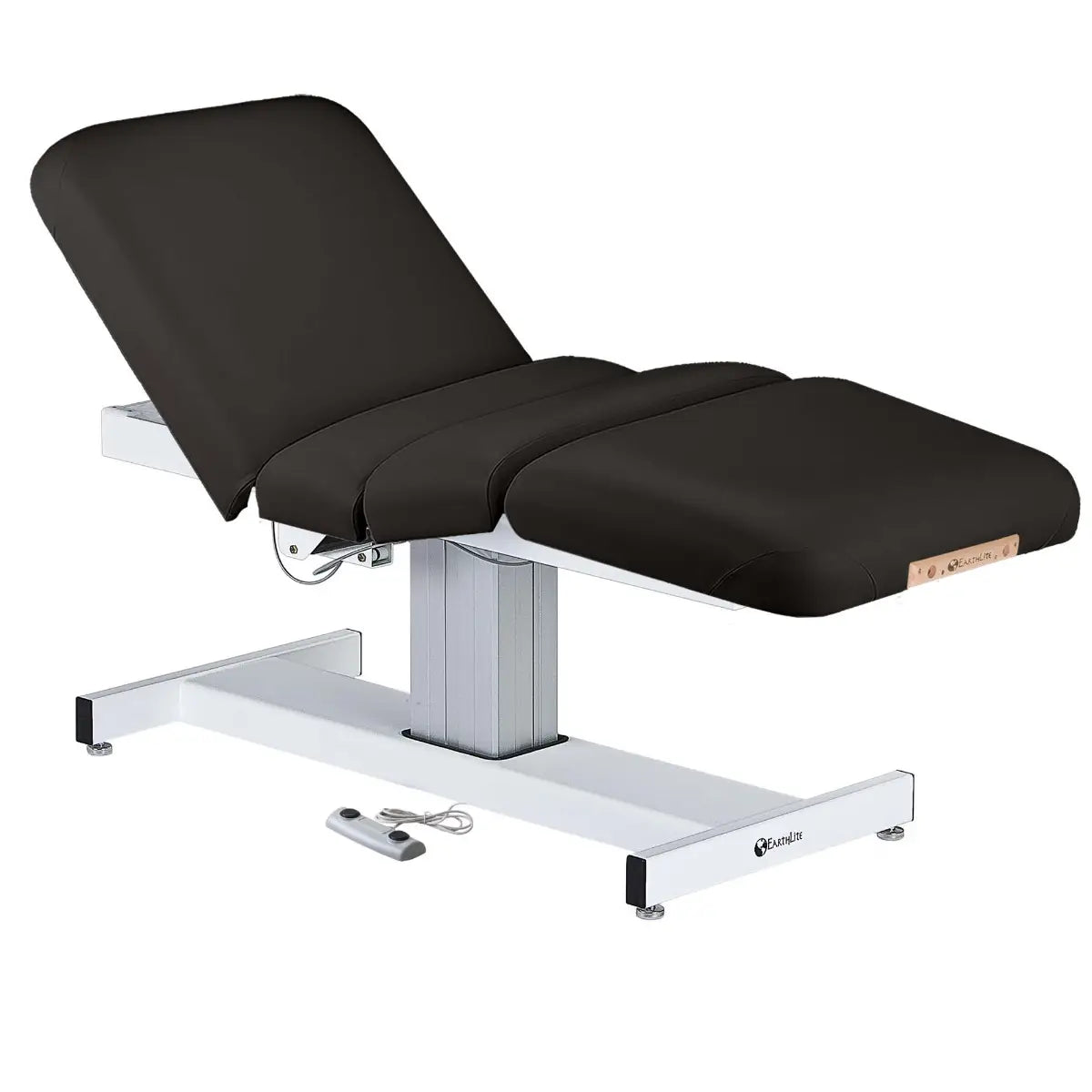 Earthlite Everest Pedestal Electric Lift Massage Table - Professional Adjustable Height Treatment Bed for Chiropractic, Spa & Physical Therapy - Perfect for Clinics, Wellness Centers & Home Use