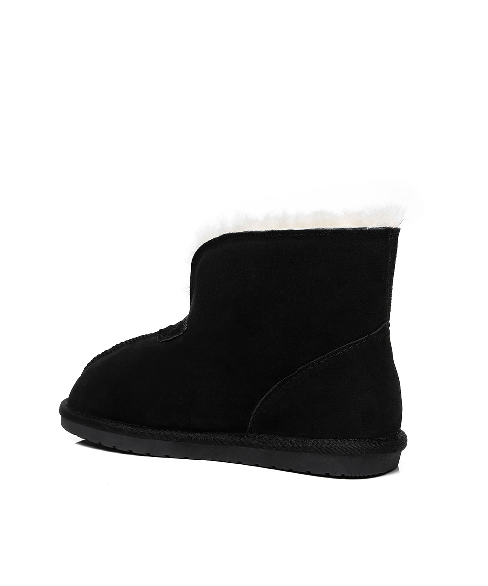 Men's Hushly UGG Slippers - Cozy Sheepskin Indoor/Outdoor House Shoes for Winter Comfort - Perfect for Home, Office & Travel