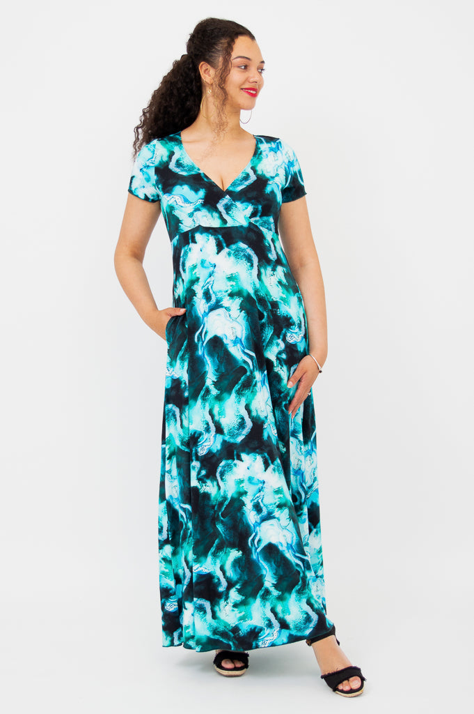 Aurora Maxi Dress - Soft Bamboo Fabric, Elegant Charisma Design for Women | Perfect for Summer, Beach, and Casual Outings