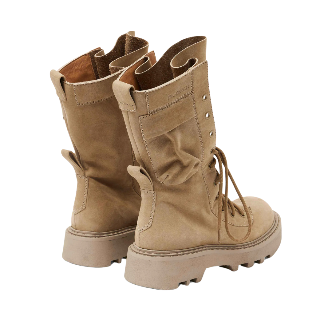 Stylish Suede Combat Boots for Women - Trendy Chunky Heel Ankle Boots - Perfect for Fall Fashion, Casual Outfits & Night Out